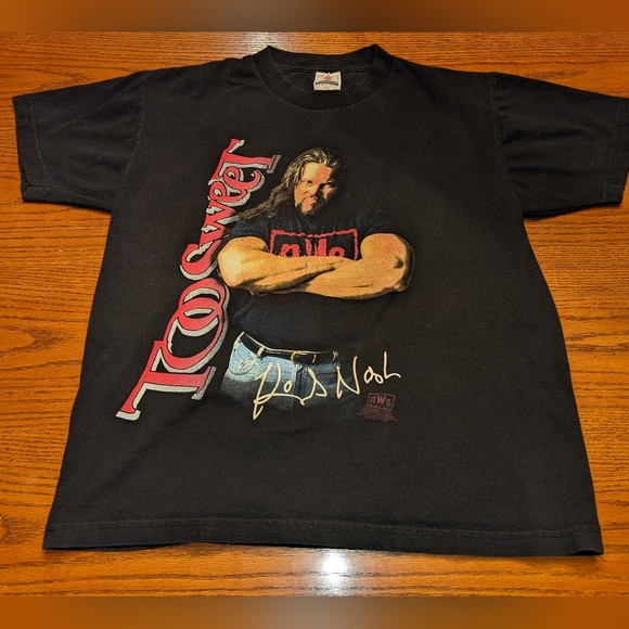 WCW Kevin Nash Too Sweet Youth XL T-Shirt 🔥 Vintage WWE Wrestling Shirt NWO - Picture 1 of 3